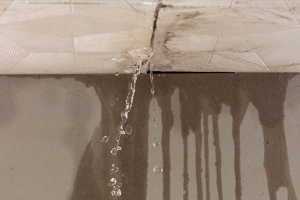 Professional Burst Pipe Cleanup technician working in Kenyon, RI